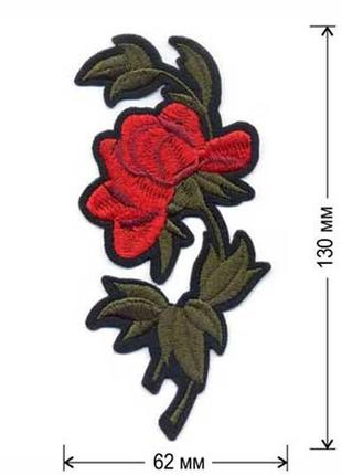 Аппликации на одежду embroidery клеевые цветы набор №1 (68610)2 фото