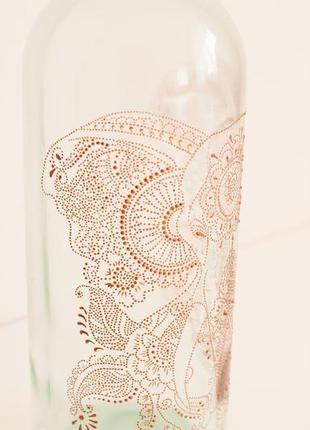 Бутылка декорированная слон4 фото