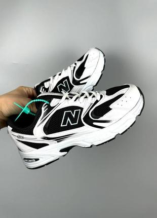 Кроссовки new balance 530 white black5 фото