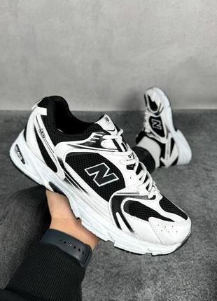 Кроссовки new balance 530 white black9 фото