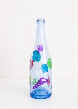 Декорована пляшка море, море