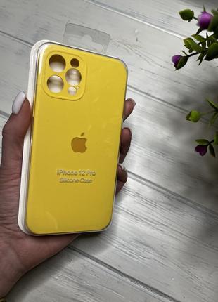 Чехол на iphone 12 pro об квадратных бортах чехол на айфон silicone case full camera на apple айфон1 фото