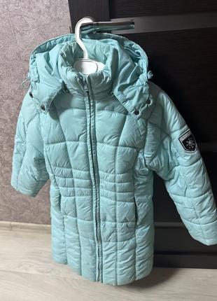Зимова куртка для дівчинки 7-9 років
