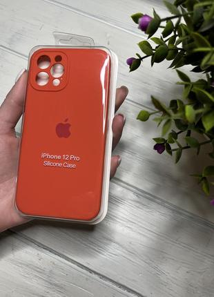 Чехол на iphone 12 pro об квадратных бортах чехол на айфон silicone case full camera на apple айфон1 фото