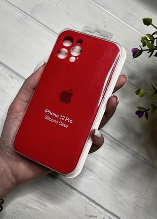 Чехол на iphone 12 pro об квадратных бортах чехол на айфон silicone case full camera на apple айфон