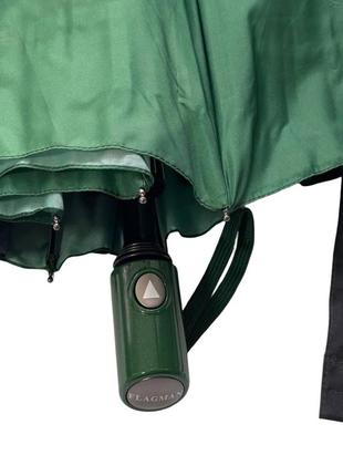 Зонт женский полуавтоматический flagman c цветочным принтом 9 спиц анти-ветер4 фото