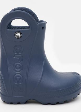 Сапоги резиновые crocs c12 синие 20 см