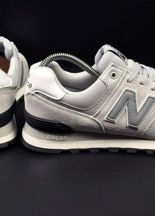 Кроссовки мужские new balance 574 light gray3 фото