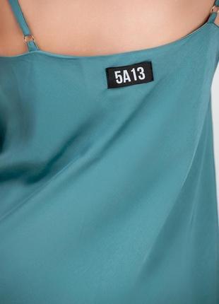 Сукня-комбінація жіноча 5а13 бірюза5 фото