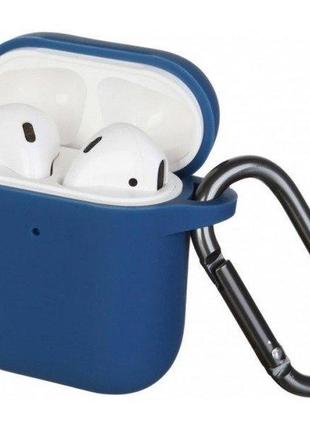 Чохол для навушників apple airpods 1/2 blue (код товару:15182)