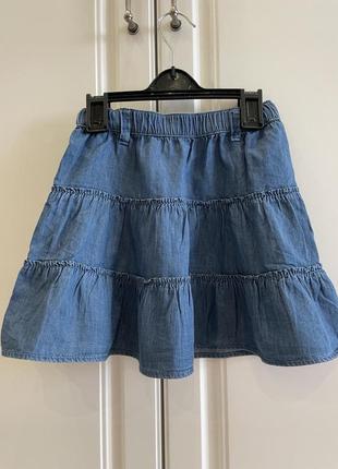 Джинсовая юбка s.oliver в размере 3-4 года. англія.