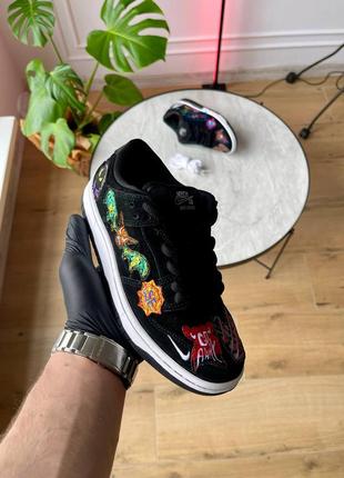 Кроссовки nike dunk low pro sb x neckface «black’