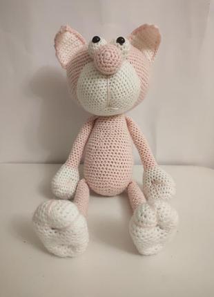 Кот. вязанные игрушки. 2