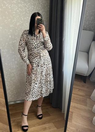 Платье в трендовый леопард1 фото