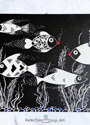 Картина для детской "рыбки"