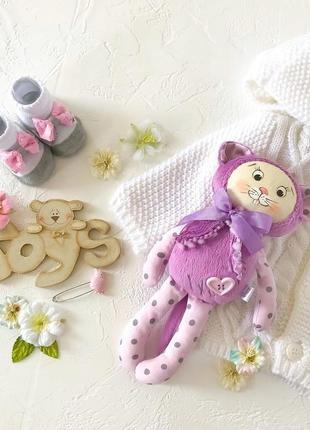 М'яка плюшева дитяча іграшка для сну - мишенятко (колекція 3)2 фото