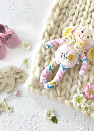 М'яка плюшева дитяча іграшка для сну - овечка (колекція 2)2 фото