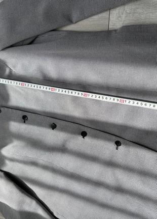 Жіночий піджак в лапку чорно-білий жакет подовжений стильний жіночий піджак xl3 фото