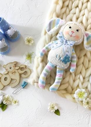 М'яка плюшева дитяча іграшка для сну - овечка (колекція 3)1 фото