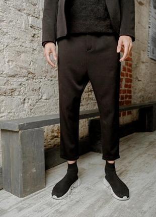 Мужские черные брюки1 фото