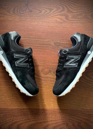 Кроссовки мужские new balance 574 black &amp; white