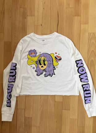 Лонгслів з принтом