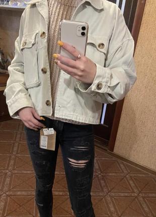 Zara джинсовая куртка