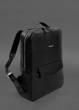 Рюкзак міська натуральна шкіра, чорний крат cooper maxi2 фото