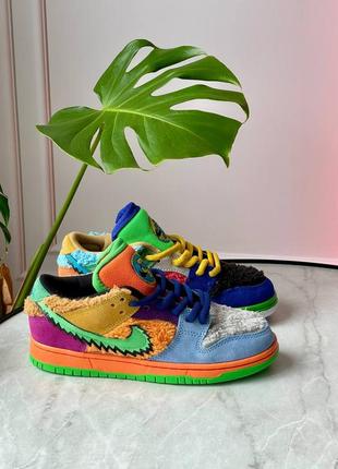 Кроссовки nike sb dunk low x grateful dead bears multicolor