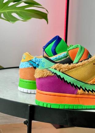 Кроссовки nike sb dunk low x grateful dead bears multicolor4 фото