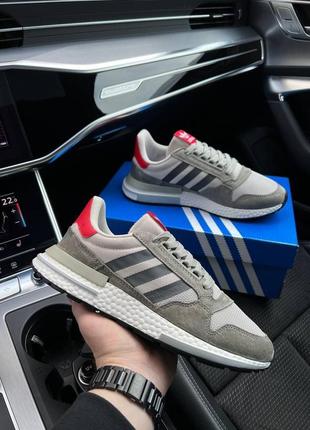 Чоловічі кросівки adidas originals zx 500 commonwealht gray4 фото