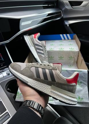 Чоловічі кросівки adidas originals zx 500 commonwealht gray6 фото