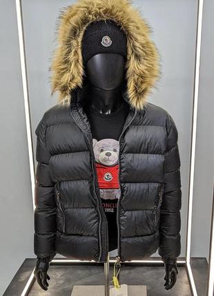 Куртка moncler чорний jakmcl0071 фото