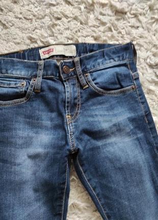 Хлопковые классические джинсы на 9-10 лет от levis2 фото