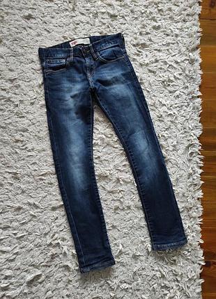 Хлопковые классические джинсы на 9-10 лет от levis