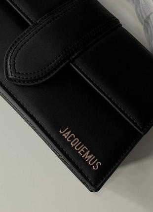 Сумка кросс боді premium jacquemus le grand bambino black9 фото