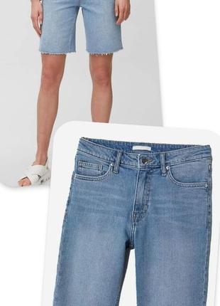 Брендовые стильные джинсовые шорты h&m этикетка