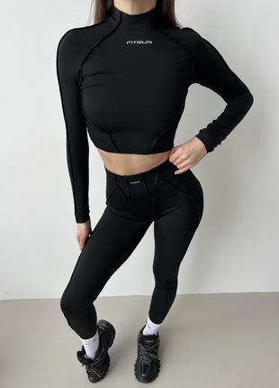 Легінси fitrun: leggings versa ""black ve"