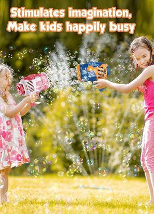 Пістолет-мильні бульбашки bubble machine gun4 фото