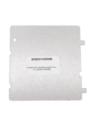 Слюда для мікрохвильової печі lg (124.5x122 мм) - 3052w1m006b