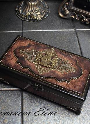 Шкатулка купюрница мужская