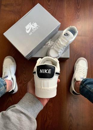 Кроссовки мужские nike blazer white &amp; black👟5 фото