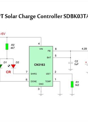 Sdbk03ta 1a 4.2v li-ion li-po battery7 фото