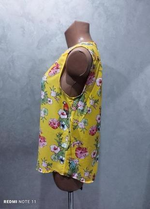 337.чувствительная летняя блузка в нежный цветочный принт бренда jasmine &amp;juliana.новая, с биркой4 фото