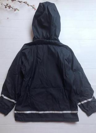 Дождевик на флисе куртка грязеприфф мальчишку 110-116 см lupilu2 фото