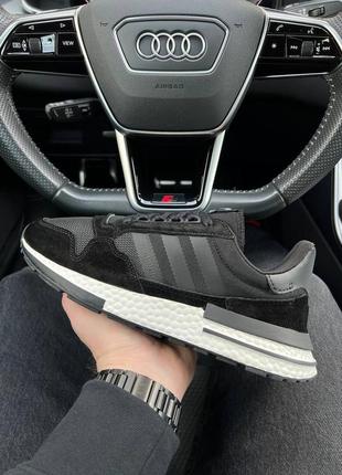 Чоловічі кросівки adidas originals zx 500 black white