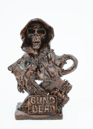 Статуэтка мертвеца blind dead череп декор statuette dead мистический подарок2 фото