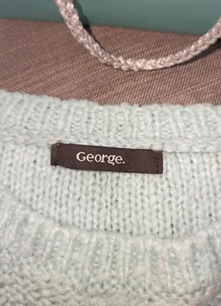 Свитер george нежно бирюзовый 4