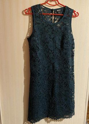Вечернее платье гипюр dkny