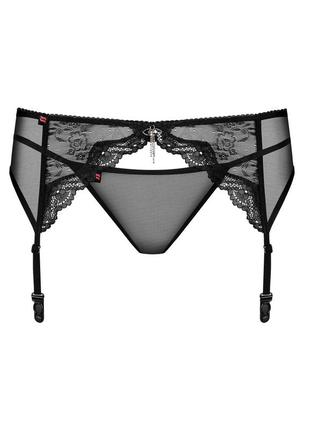 Charms garter belt obsessive черный пояс для чулок5 фото